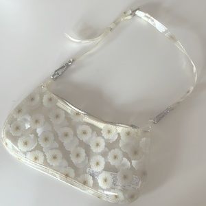Clear daisy Zara purse